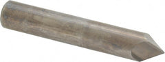 Accupro - 1/2" Diam 2 Flute Single End Solid Carbide Chamfer Mill - Exact Tooling