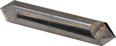 Accupro - 3/4" Diam 2 Flute Double End Solid Carbide Chamfer Mill - Exact Tooling