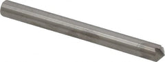 Accupro - 1/4" Diam 4 Flute Single End Solid Carbide Chamfer Mill - Exact Tooling