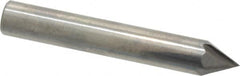 Accupro - 3/8" Diam 4 Flute Single End Solid Carbide Chamfer Mill - Exact Tooling