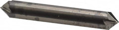 Accupro - 3/8" Diam 4 Flute Double End Solid Carbide Chamfer Mill - Exact Tooling