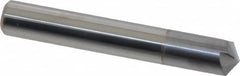Accupro - 3/8" Diam 4 Flute Single End Solid Carbide Chamfer Mill - Exact Tooling