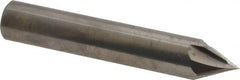 Accupro - 1/2" Diam 4 Flute Single End Solid Carbide Chamfer Mill - Exact Tooling
