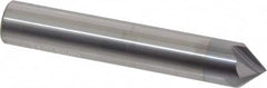 Accupro - 1/2" Diam 4 Flute Single End Solid Carbide Chamfer Mill - Exact Tooling