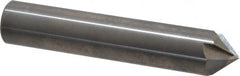 Accupro - 3/4" Diam 4 Flute Single End Solid Carbide Chamfer Mill - Exact Tooling