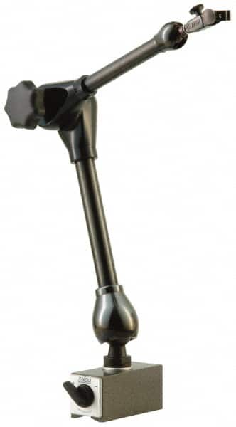 Noga - 0.001" Graduation, 0-100 Dial Reading, Indicator & Base Kit - 2-9/32" Dial Diam - Exact Tooling