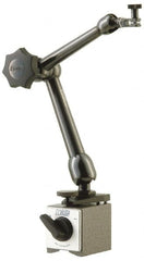 Noga - 0.001" Graduation, 0-100 Dial Reading, Indicator & Base Kit - 2-9/32" Dial Diam - Exact Tooling