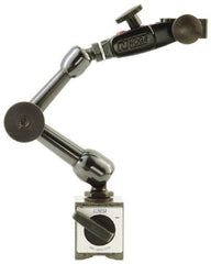 Noga - 0.001" Graduation, 0-100 Dial Reading, Indicator & Base Kit - 2-9/32" Dial Diam - Exact Tooling