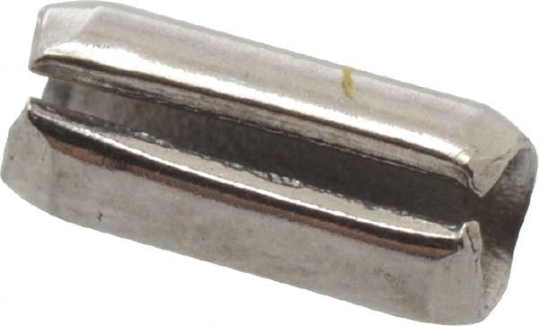 Value Collection - 5/64" Diam x 3/16" Long Slotted Spring Pin - Grade 18-8 Stainless Steel - Exact Tooling