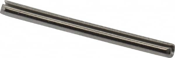 Value Collection - 5/64" Diam x 1" Long Slotted Spring Pin - Grade 18-8 Stainless Steel - Exact Tooling