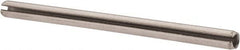 Value Collection - 3/32" Diam x 1-1/2" Long Slotted Spring Pin - Grade 18-8 Stainless Steel - Exact Tooling