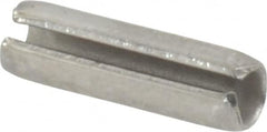Value Collection - 1/8" Diam x 7/16" Long Slotted Spring Pin - Grade 18-8 Stainless Steel - Exact Tooling