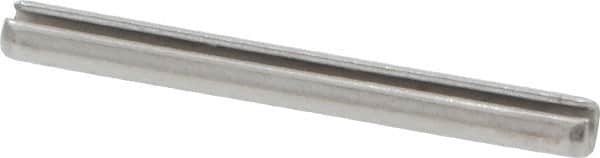 Value Collection - 1/8" Diam x 1-1/4" Long Slotted Spring Pin - Grade 18-8 Stainless Steel - Exact Tooling