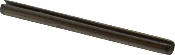 Value Collection - 1/8" Diam x 1-1/2" Long Slotted Spring Pin - Grade 18-8 Stainless Steel - Exact Tooling