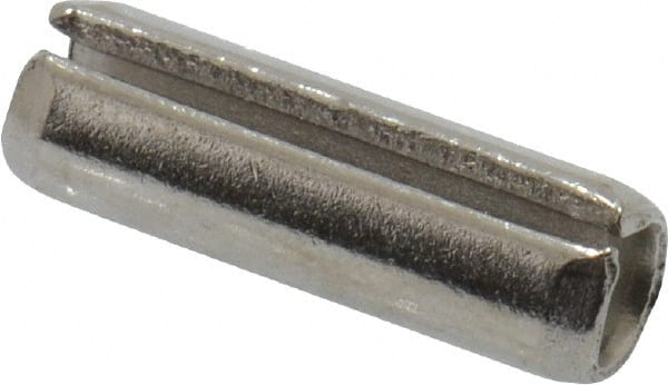 Value Collection - 5/32" Diam x 1/2" Long Slotted Spring Pin - Grade 18-8 Stainless Steel - Exact Tooling