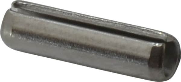 Value Collection - 5/32" Diam x 9/16" Long Slotted Spring Pin - Grade 18-8 Stainless Steel - Exact Tooling