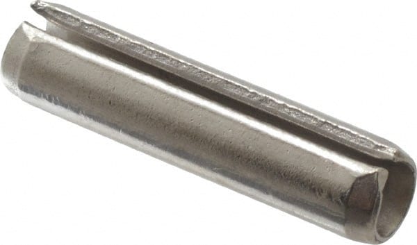 Value Collection - 3/16" Diam x 13/16" Long Slotted Spring Pin - Grade 18-8 Stainless Steel - Exact Tooling