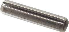 Value Collection - 3/16" Diam x 7/8" Long Slotted Spring Pin - Grade 18-8 Stainless Steel - Exact Tooling