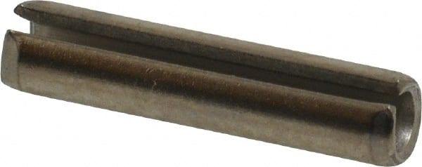 Value Collection - 7/32" Diam x 1" Long Slotted Spring Pin - Grade 18-8 Stainless Steel - Exact Tooling