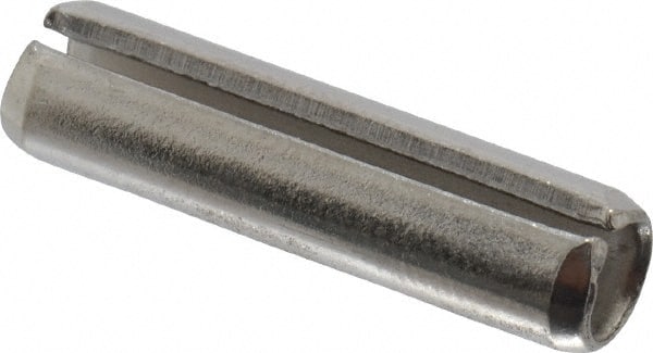 Value Collection - 1/4" Diam x 1" Long Slotted Spring Pin - Grade 18-8 Stainless Steel - Exact Tooling