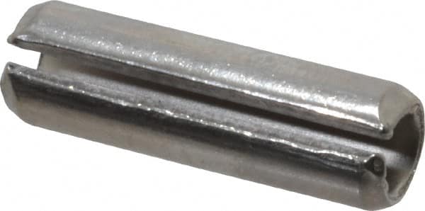 Value Collection - 3/8" Diam x 1-1/4" Long Slotted Spring Pin - Grade 18-8 Stainless Steel - Exact Tooling