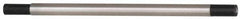 Interstate - 9/32" Face Diam, Standard Lathe Mandrel - 4" OAL - Exact Tooling