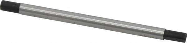 Interstate - 3/16" Face Diam, Standard Lathe Mandrel - 3" OAL - Exact Tooling