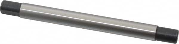 Interstate - 3/8" Face Diam, Standard Lathe Mandrel - 4-1/4" OAL - Exact Tooling