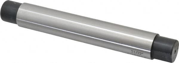 Interstate - 31/32" Face Diam, Standard Lathe Mandrel - 7" OAL - Exact Tooling