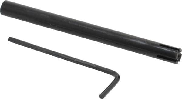 Interstate - 1/4" Face Diam x 3" OAL Expanding Lathe Arbor - 3" OAL - Exact Tooling