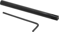 Interstate - 1/4" Face Diam x 3" OAL Expanding Lathe Arbor - 3" OAL - Exact Tooling