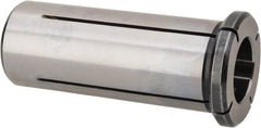 Kennametal - 14mm ID x 20mm OD, 0.984" Head Diam, Slotted Hydraulic Chuck Sleeve - Steel, 1.969" Length Under Head, Through Coolant - Exact Tooling