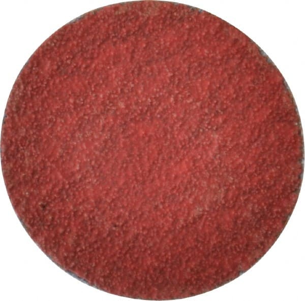 Merit Abrasives - 1-1/2" Disc Diam, 80 Grit, Ceramic Quick Change Disc - Type S Attaching System, Coated, Medium Grade, 30,000 RPM - Exact Tooling