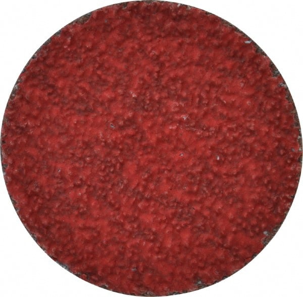 Merit Abrasives - 2" Disc Diam, 36 Grit, Ceramic Quick Change Disc - Type S Attaching System, Coated, Very Coarse Grade, 30,000 RPM - Exact Tooling