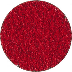 Merit Abrasives - 2" Disc Diam, 40 Grit, Ceramic Quick Change Disc - Type S Attaching System, Coated, Coarse Grade, 30,000 RPM - Exact Tooling