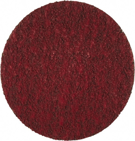 Merit Abrasives - 1-1/2" Disc Diam, 80 Grit, Ceramic Quick Change Disc - Type R Attaching System, Coated, Medium Grade, 30,000 RPM - Exact Tooling