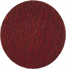 Merit Abrasives - 1-1/2" Disc Diam, 80 Grit, Ceramic Quick Change Disc - Type R Attaching System, Coated, Medium Grade, 30,000 RPM - Exact Tooling