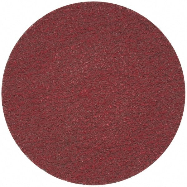 Merit Abrasives - 2" Disc Diam, 100 Grit, Ceramic Quick Change Disc - Type R Attaching System, Coated, Fine Grade, 30,000 RPM - Exact Tooling