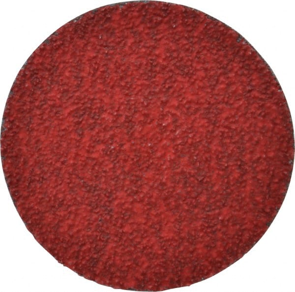 Merit Abrasives - 3" Disc Diam, 36 Grit, Ceramic Quick Change Disc - Type R Attaching System, Coated, Very Coarse Grade, 20,000 RPM - Exact Tooling