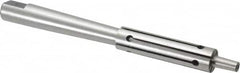 Interstate - 21/32 to 3/4" Grip, Expanding Lathe Mandrel - 21/32" Shank Diam, 2-3/4" Sleeve Length, 6" Arbor Length - Exact Tooling