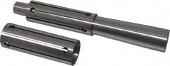 Interstate - 1-1/4 to 1-1/2" Grip, Expanding Lathe Mandrel - 1-1/4" Shank Diam, 4" Sleeve Length, 9" Arbor Length - Exact Tooling