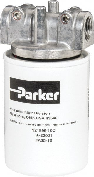 Parker - 3/4 NPTF, 10 Micron, Filter Assembly - Cellulose - Exact Tooling