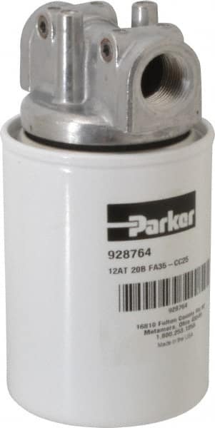 Parker - 3/4 NPTF, 20 Micron, Filter Assembly - Microglass - Exact Tooling