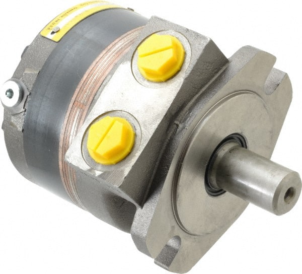 Parker - SAE Thread, 7/8-14" Port Size, 684 Max RPM, Bi Rotational, SAE A Mount Hydraulic Motor - 2,500 Max psi, 7.1 Cu In Displacement, 180°F Max - Exact Tooling