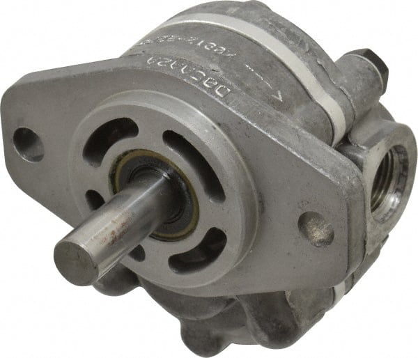 Parker - 0.9 GPM, 7/8-14 UNF-2B SAE Inlet Size, 2,500 RPM, 1/2" Shaft Diam, SAE AA Mount, Hydraulic Gear Pump - 0.89 GPM at 1,800 RPM, 1.78 GPM at 3,600 RPM, 2,500 psi Max Working Pressure, 7/8-14 SAE Port Size - Exact Tooling