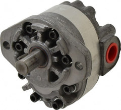 Parker - 11.5 GPM, 1-1/6-12 UNF-2B SAE Inlet Size, 2,500 RPM, 3/4" Shaft Diam, SAE A Mount, Hydraulic Gear Pump - 11.48 GPM at 1,800 RPM, 22.9 GPM at 3,600 RPM, 2,500 psi Max Working Pressure, 1-1/16-12 SAE Port Size - Exact Tooling