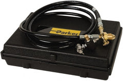 Parker - Accumulator Charging & Gauge Assembly - Pressure Gauge Not Included, Use with Hydraulic Accumulators - Exact Tooling
