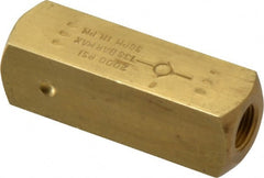 Parker - 3 GPM 1/8 Inlet Brass Hydraulic Control Valve - 1/8-27 Thread - Exact Tooling