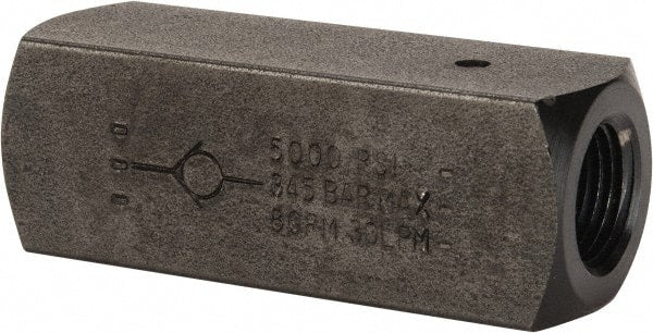 Parker - 8 GPM 3/8 Inlet Steel Hydraulic Control Valve - 3/8-18 Thread - Exact Tooling