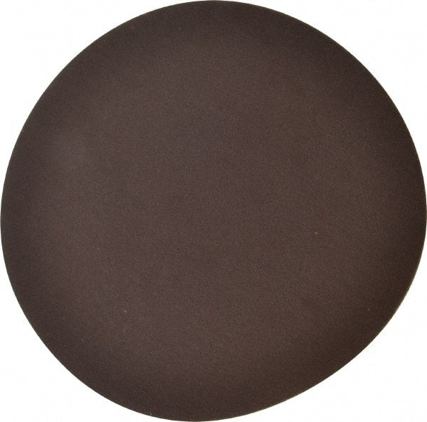 Norton - 6" Diam, 320 Grit Aluminum Oxide Adhesive PSA Disc - Very Fine Grade, Brown, Cloth Backing, Flexible - Exact Tooling
